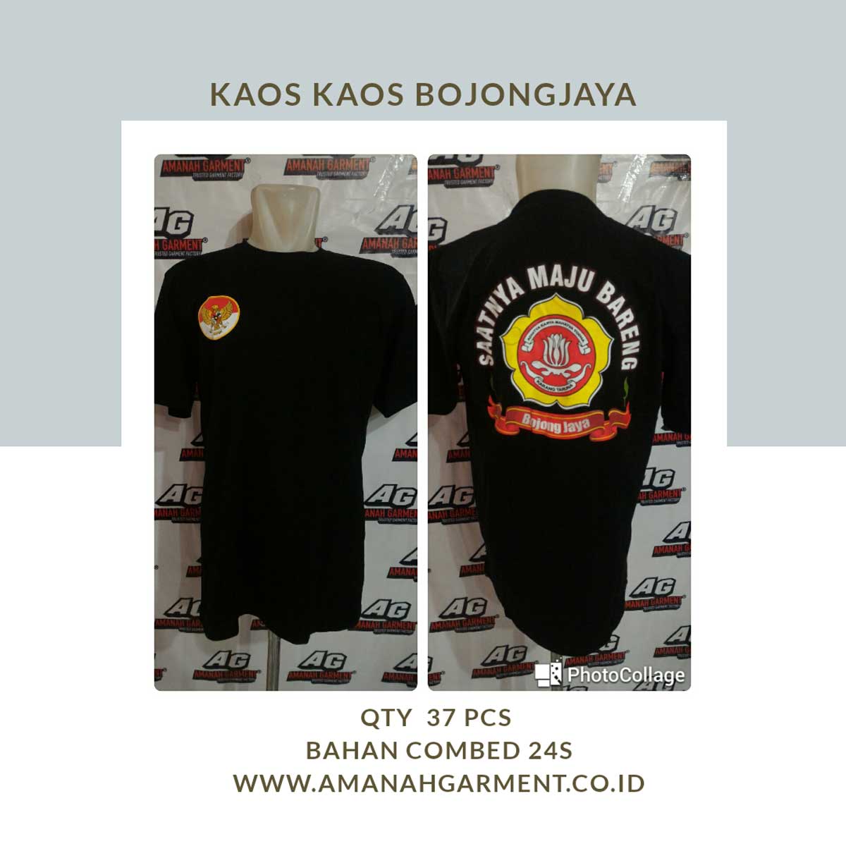 Cetak Baju Kaos Desain Sendiri Di Jakarta Amanah Garment Jakarta